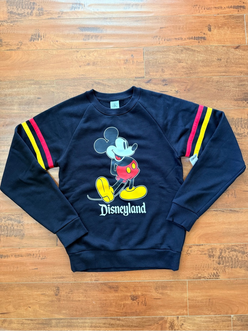 Disneyland Black Mickey Mouse Crewneck Sweatshirt (XS)